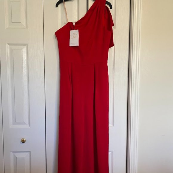 Gal Meets Glam Carmen Ruby Jumpsuit - Picture 2 of 4